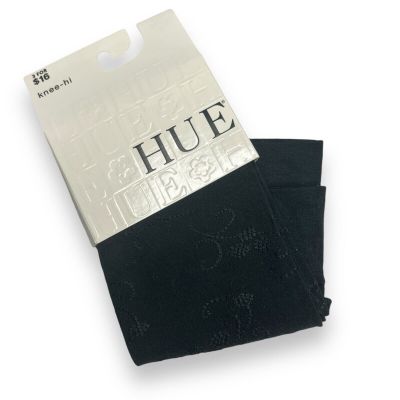 HUE Modern Swag Knee Hi Womens One Size Fits Most 1 Pair Black